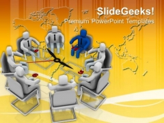 Arrange A Time Bound Meeting PowerPoint Templates Ppt Backgrounds For Slides 0613 Arrange A Time Bound Meeting PowerPoint Templates Ppt Backgrounds For Slides 0613