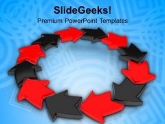 Arrows Form A Circle Business Concept PowerPoint Templates Ppt Backgrounds For Slides 0313 Arrows Form A Circle Business Concept PowerPoint Templates Ppt Backgrounds For Slides 0313