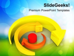 Arrows Forming Circle Business Concept PowerPoint Templates Ppt Backgrounds For Slides 0413 Arrows Forming Circle Business Concept PowerPoint Templates Ppt Backgrounds For Slides 0413