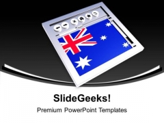 Australia Website PowerPoint Templates Ppt Background For Slides 1112