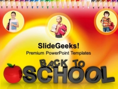 Back To School Education Children PowerPoint Templates And PowerPoint Themes 0712 Back To School Education Children PowerPoint Templates And PowerPoint Themes 0712