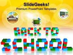 Back To School With Lego Blocks Game PowerPoint Templates And PowerPoint Themes 0812 Back To School With Lego Blocks Game PowerPoint Templates And PowerPoint Themes 0812