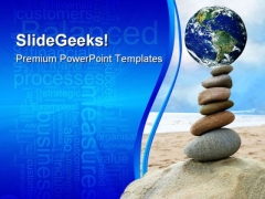 Balanced World PowerPoint Template 0610 Balanced World PowerPoint Template 0610