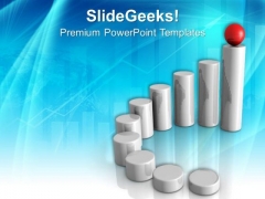 Bar Graph Dimensional Success PowerPoint Templates And PowerPoint Themes 0712 Bar Graph Dimensional Success PowerPoint Templates And PowerPoint Themes 0712