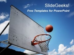 Basketball Game PowerPoint Template Basketball Game PowerPoint Template