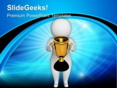 Be The First One For Wiining The Competition PowerPoint Templates Ppt Backgrounds For Slides 0713