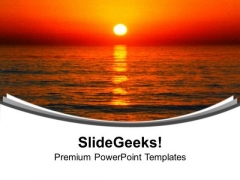 Beautiful View Of Sunset PowerPoint Templates Ppt Backgrounds For Slides 0613 Beautiful View Of Sunset PowerPoint Templates Ppt Backgrounds For Slides 0613