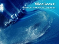 Big Changes Shown By Sea Tides Business Risk PowerPoint Templates Ppt Backgrounds For Slides 0413
