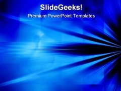 Blue Rays Of Light Background PowerPoint Templates And PowerPoint Backgrounds 0511