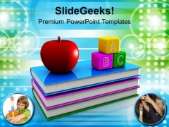 Books And Abc Blocks Creativity Education PowerPoint Templates Ppt Backgrounds For Slides 1212 Books And Abc Blocks Creativity Education PowerPoint Templates Ppt Backgrounds For Slides 1212