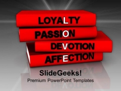 Books On Loyalty Passion Devotion And Affection PowerPoint Templates Ppt Backgrounds For Slides 0713 Books On Loyalty Passion Devotion And Affection PowerPoint Templates Ppt Backgrounds For Slides 0713