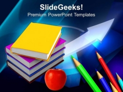 Books With Pencil Education PowerPoint Templates And PowerPoint Themes 0812 Books With Pencil Education PowerPoint Templates And PowerPoint Themes 0812