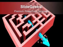 Breaking Through The Maze Completing Target PowerPoint Templates Ppt Backgrounds For Slides 0113 Breaking Through The Maze Completing Target PowerPoint Templates Ppt Backgrounds For Slides 0113