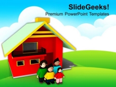 Build A Dream Home For Your Family PowerPoint Templates Ppt Backgrounds For Slides 0713 Build A Dream Home For Your Family PowerPoint Templates Ppt Backgrounds For Slides 0713