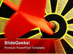 Bulls Eye Game PowerPoint Themes And PowerPoint Slides 0511