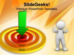 Bulls Eye Target Success PowerPoint Templates And PowerPoint Themes 0912