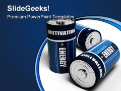 Business Motivation Energy Metaphor PowerPoint Themes And PowerPoint Slides 0211