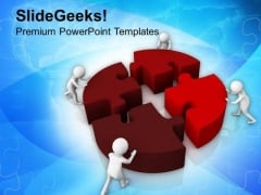 Business Team Solves The Business Problem PowerPoint Templates Ppt Backgrounds For Slides 0813 Business Team Solves The Business Problem PowerPoint Templates Ppt Backgrounds For Slides 0813