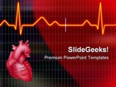 Cardiogram Medical PowerPoint Templates And PowerPoint Backgrounds 0511