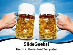 Celebrate Beers Festival PowerPoint Templates And PowerPoint Backgrounds 0411
