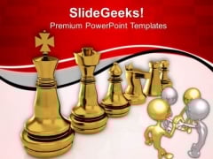 Chess Strategy For Team Players PowerPoint Templates Ppt Backgrounds For Slides 0813 Chess Strategy For Team Players PowerPoint Templates Ppt Backgrounds For Slides 0813