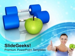 Choose Your Fitness Mantra For Good Health PowerPoint Templates Ppt Backgrounds For Slides 0513 Choose Your Fitness Mantra For Good Health PowerPoint Templates Ppt Backgrounds For Slides 0513