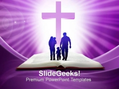 Christian Cross Family PowerPoint Templates And PowerPoint Themes 0812 Christian Cross Family PowerPoint Templates And PowerPoint Themes 0812
