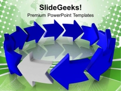 Circular Arrow Process Leadership PowerPoint Templates Ppt Backgrounds For Slides 0313 Circular Arrow Process Leadership PowerPoint Templates Ppt Backgrounds For Slides 0313