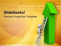 Climbing Business Growth Graph PowerPoint Templates Ppt Backgrounds For Slides 0813 Climbing Business Growth Graph PowerPoint Templates Ppt Backgrounds For Slides 0813