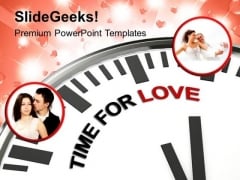 Clock With Words Time For Love PowerPoint Templates Ppt Backgrounds For Slides 0313 Clock With Words Time For Love PowerPoint Templates Ppt Backgrounds For Slides 0313