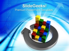 Colored Bars In Round Arrow Business PowerPoint Templates And PowerPoint Themes 0812 Colored Bars In Round Arrow Business PowerPoint Templates And PowerPoint Themes 0812
