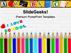 Colored Pencil Education PowerPoint Templates And PowerPoint Themes 0512 Colored Pencil Education PowerPoint Templates And PowerPoint Themes 0512