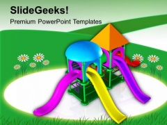 Colorful Swings In Playground For Children PowerPoint Templates Ppt Backgrounds For Slides 0713 Colorful Swings In Playground For Children PowerPoint Templates Ppt Backgrounds For Slides 0713