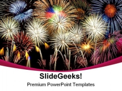 Composite Fireworks Abstract PowerPoint Template 1010 Composite Fireworks Abstract PowerPoint Template 1010