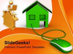 Concept Of Online Buying Real Estate PowerPoint Templates Ppt Backgrounds For Slides 0213 Concept Of Online Buying Real Estate PowerPoint Templates Ppt Backgrounds For Slides 0213