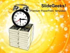 Conceptual Image Of Time Is Money PowerPoint Templates Ppt Backgrounds For Slides 0213 Conceptual Image Of Time Is Money PowerPoint Templates Ppt Backgrounds For Slides 0213