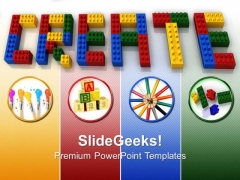 Create Word Lego Blocks Business PowerPoint Templates And PowerPoint Themes 0712 Create Word Lego Blocks Business PowerPoint Templates And PowerPoint Themes 0712