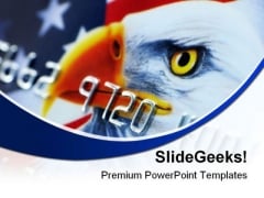 Credit Card Americana PowerPoint Themes And PowerPoint Slides 0711