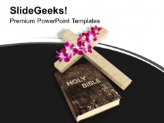 Cross And Bible On White Background PowerPoint Templates Ppt Backgrounds For Slides 1212 Cross And Bible On White Background PowerPoint Templates Ppt Backgrounds For Slides 1212