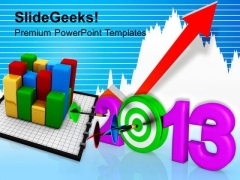 Dart Hitting New Year Sales Marketing PowerPoint Templates Ppt Backgrounds For Slides 1112 Dart Hitting New Year Sales Marketing PowerPoint Templates Ppt Backgrounds For Slides 1112
