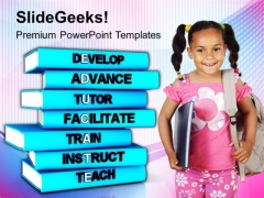 Develop Good Skills For Better Education PowerPoint Templates Ppt Backgrounds For Slides 0713 Develop Good Skills For Better Education PowerPoint Templates Ppt Backgrounds For Slides 0713