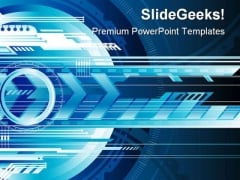 Digital Background Technology PowerPoint Templates And PowerPoint Backgrounds 0611