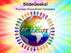 Diversity Around The World Globe PowerPoint Templates And PowerPoint Backgrounds 0311 Diversity Around The World Globe PowerPoint Templates And PowerPoint Backgrounds 0311