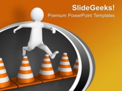 Do Not Jump Safety Line In Traffic PowerPoint Templates Ppt Backgrounds For Slides 0713 Do Not Jump Safety Line In Traffic PowerPoint Templates Ppt Backgrounds For Slides 0713