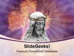 Easter Crown Of Thorns Jesus PowerPoint Templates Ppt Backgrounds For Slides 0414 Easter Crown Of Thorns Jesus PowerPoint Templates Ppt Backgrounds For Slides 0414