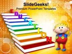 Education On Books Future PowerPoint Templates And PowerPoint Themes 1012 Education On Books Future PowerPoint Templates And PowerPoint Themes 1012