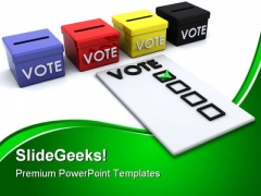 Election Ballot Box Government PowerPoint Themes And PowerPoint Slides 0311 Election Ballot Box Government PowerPoint Themes And PowerPoint Slides 0311