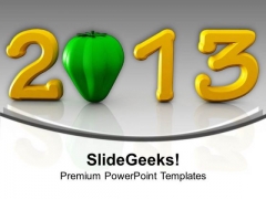 Enjoy This New Year 2013 PowerPoint Templates Ppt Backgrounds For Slides 0613