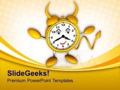 Evil Alarm Clock Business Concept PowerPoint Templates Ppt Backgrounds For Slides 0413 Evil Alarm Clock Business Concept PowerPoint Templates Ppt Backgrounds For Slides 0413
