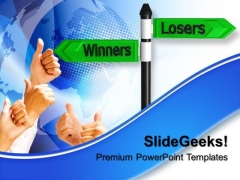 Failure Losers Winners Business PowerPoint Templates And PowerPoint Themes 0612 Failure Losers Winners Business PowerPoint Templates And PowerPoint Themes 0612